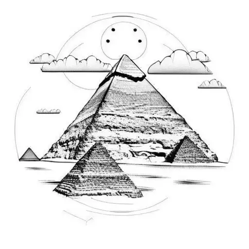 Egypt Pyramid Sun Desert River Nile