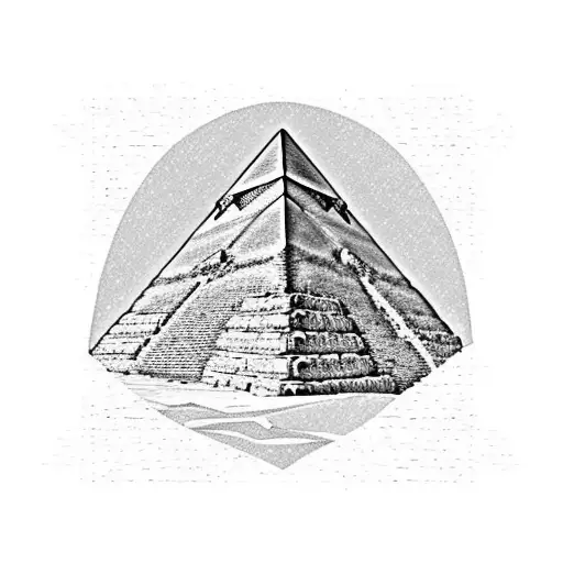 Egypt Pyramid Sun Desert River Nile