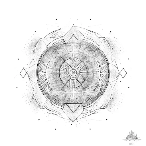 Man Incoming Into Circle Of Life Cycle