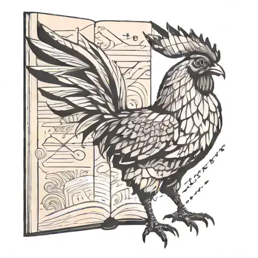 Book Nerd Chicken