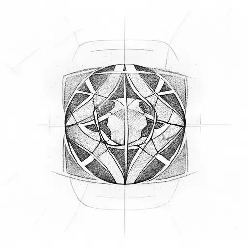 Incorporate Abstract Shapes And Patterns Inspired By Football Into A Tattoo Design