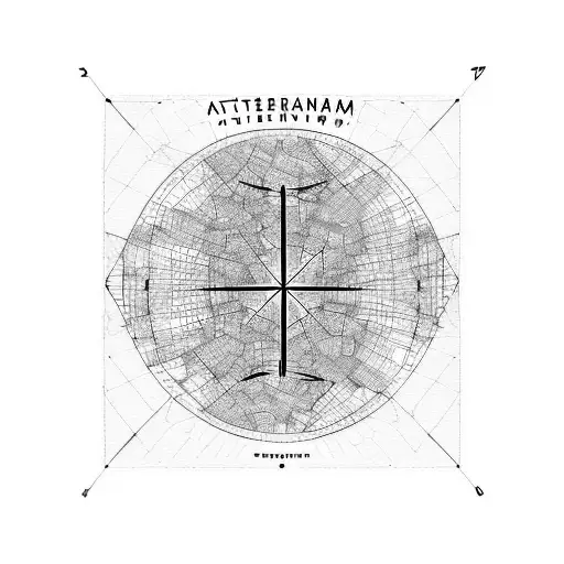 Amsterdam Abstract Map Lines