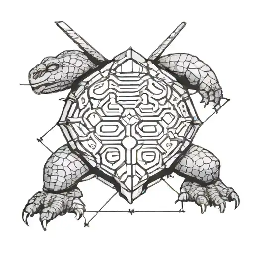 Teenage Mutant Ninja Turtle Leonardo Davinci Stile