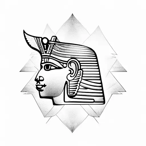 Ancient Egyptian Hieroglyphs Mixed With Modern Symbols Representing Tour Guiding