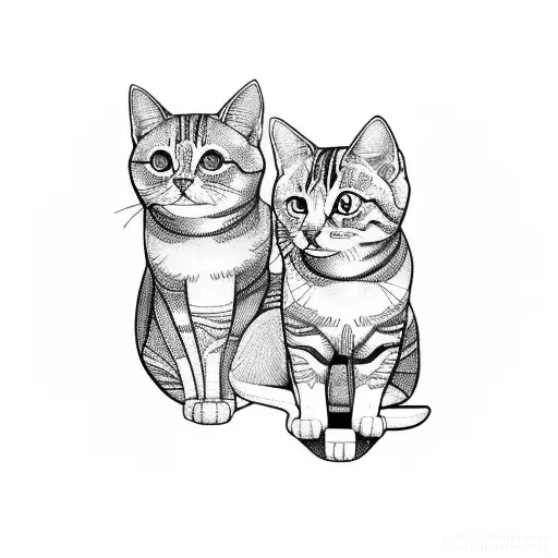 Two Cats And One Dog