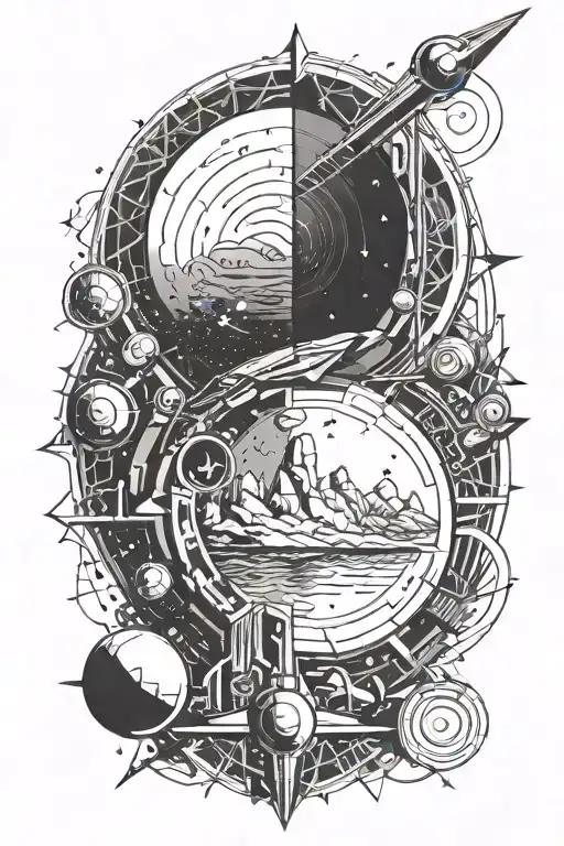 Spartain Looking At Alien Planet