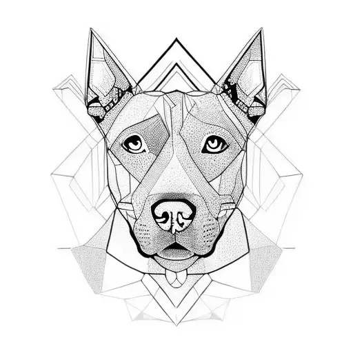 Half Pitbull And Half Whippet Dog Face