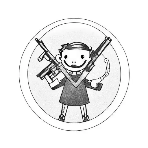 Child And Gun