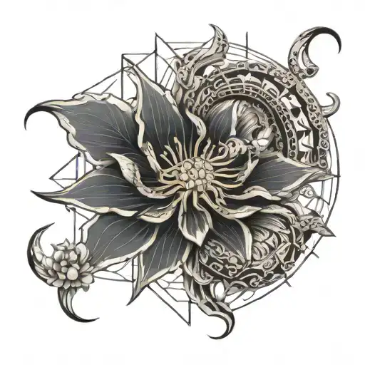 Scorpio With Lotus In Its Background Is Scorpio Zodiac Star