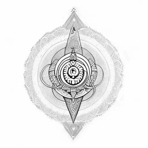 Hindu Mantra With Siva Theme