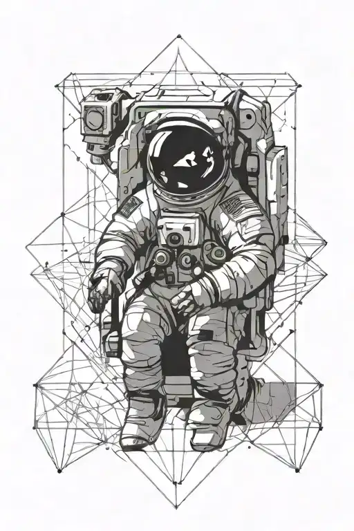 Astronaut In The Open Space