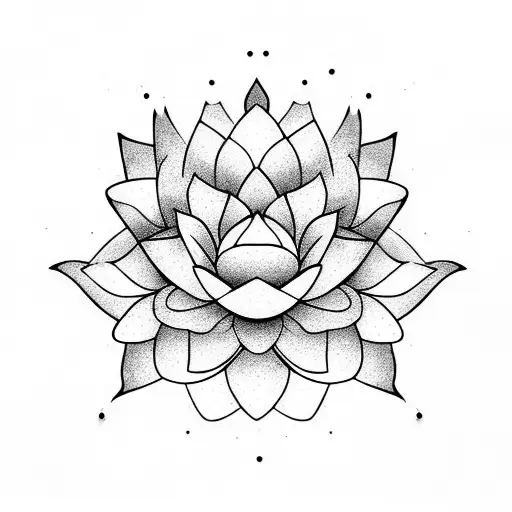 Water Lily Under The Stars