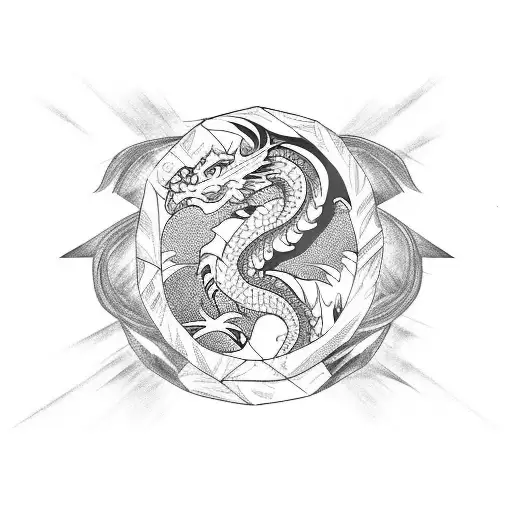 Dragon Over The Rock