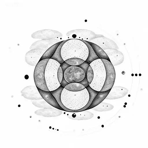 South Africa Moon Phases Dots Spiritual