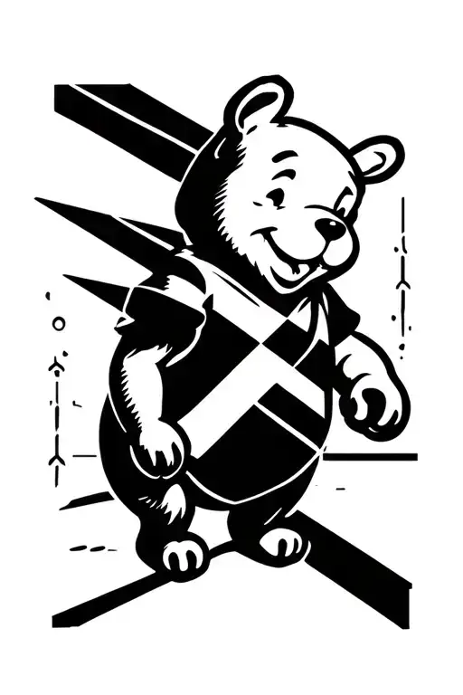 Winnie The Pooh With Honey