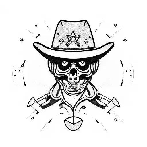 Dead Cowboy With Guitar