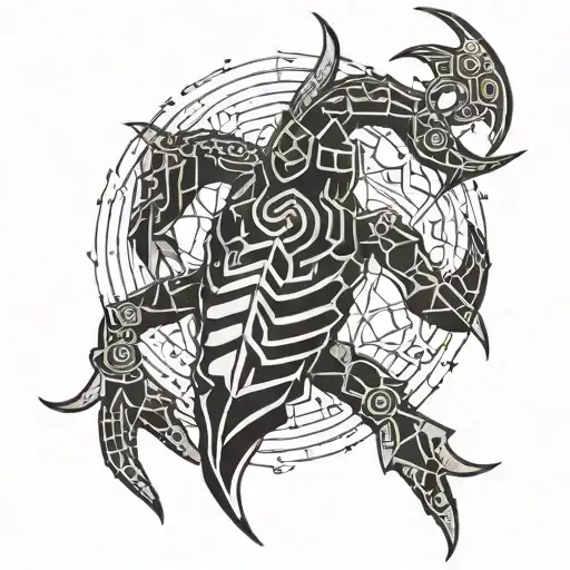 Scorpio With Warrior