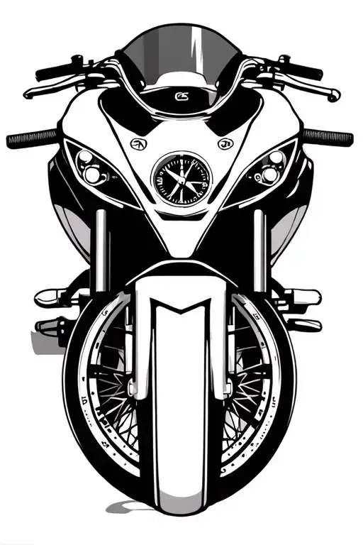 Motorcycle Motorcycle Wheel Compass