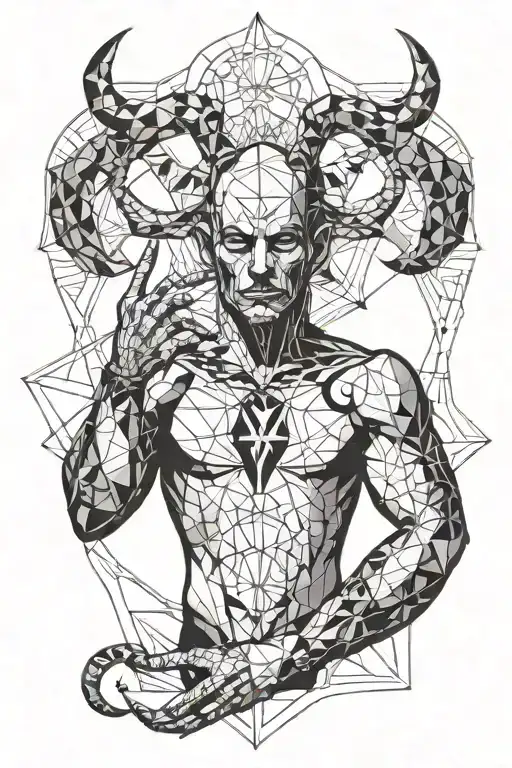 Slave Salute Gay Tattoo Futuristic 666 Satan