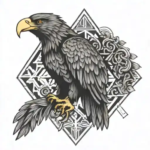 Eagle With Lithuanian Symbols