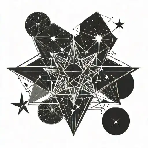 Stars With Line For Arm