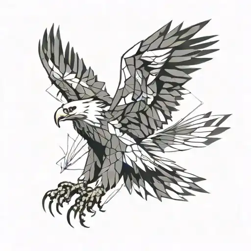Eagle From Triangles