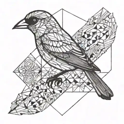 Bird Looking Through Telescoop