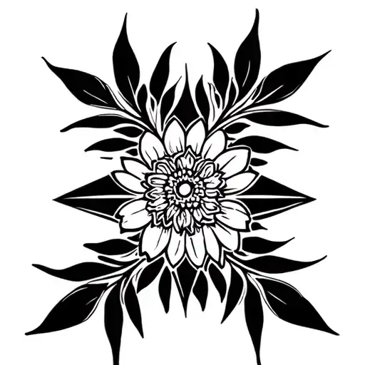 Floral Armband Half Sleeve