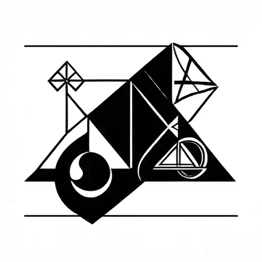 Aries And Libra Geometrical