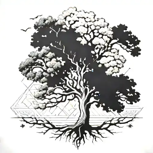 Oak Tree For Calf Region