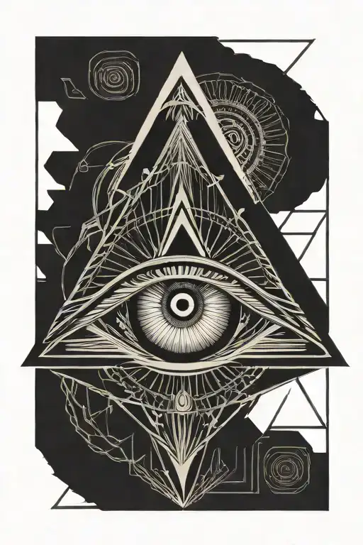 Trippy Eye Symbol Integrated