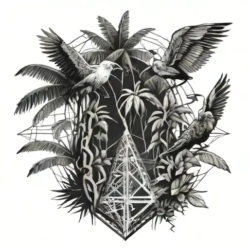 Tropical Trees Death Nautical Birds