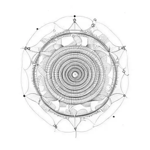 Fibonacci Sequence Spiral In The Sahpe Of Dna Helix