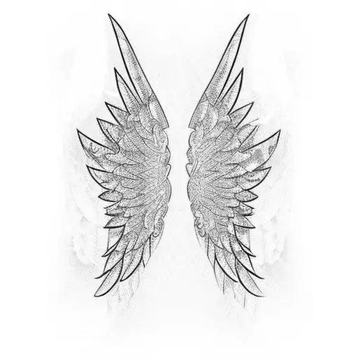 Angel Wings Water Plot Blue