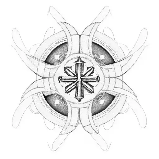 Saint Benedict Medallion Cross Plus Aquarius Sign