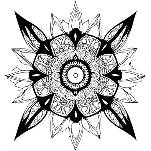 Hindu Goddess Mandala