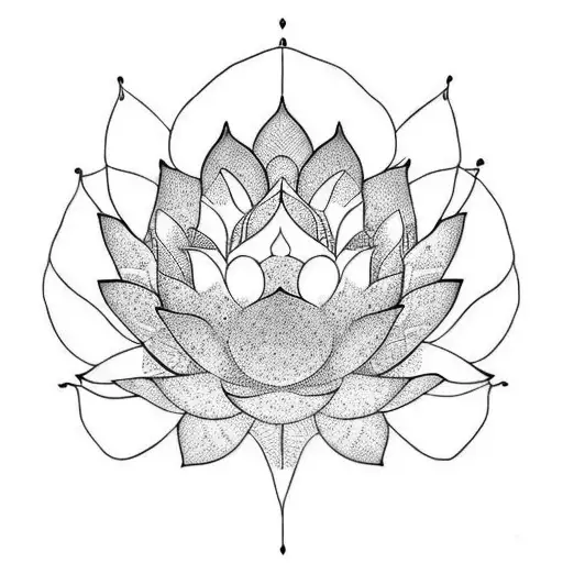 Lotus Flower With The Word Nankurunaisa
