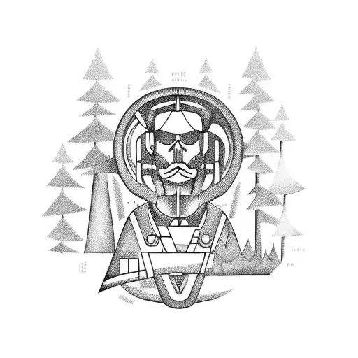 Mechanic With Forest And Citroen Logo