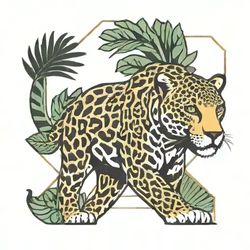 Jaguar In The Jungle Background