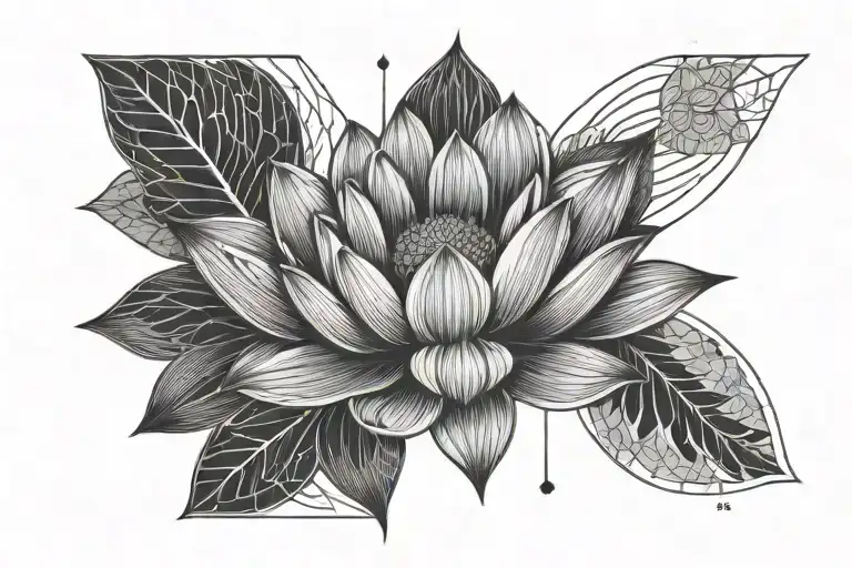 Lotus Flower Bicep Band Male