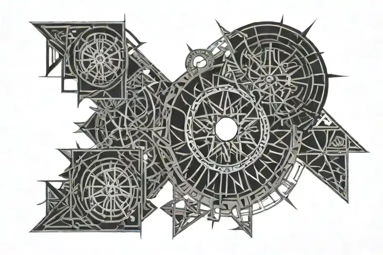 2004 In Roman Numerals Surrounded