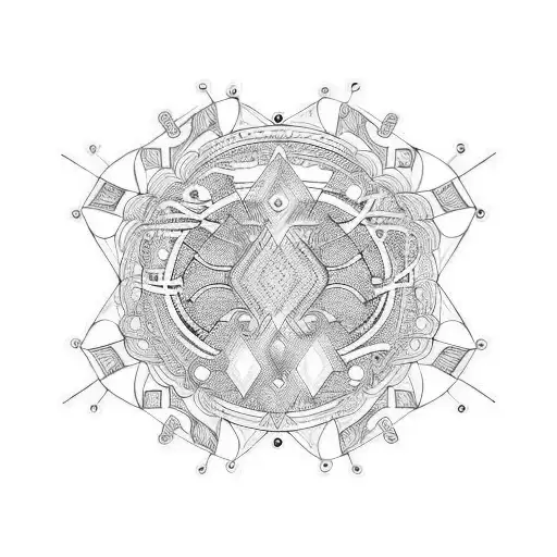 Intricate Circuitry Design With A Touch Of Nature