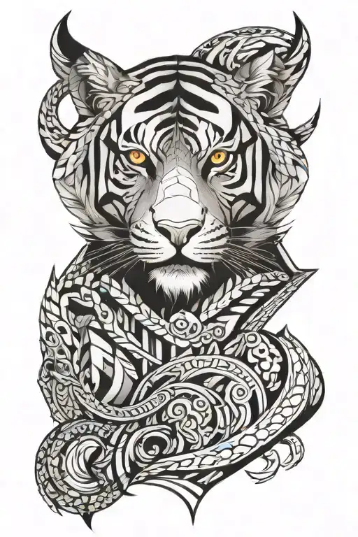Tiger Kris Blade Stylized