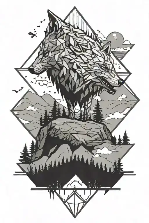 Horizon In The Background Forest Landscape Featured Fenrir