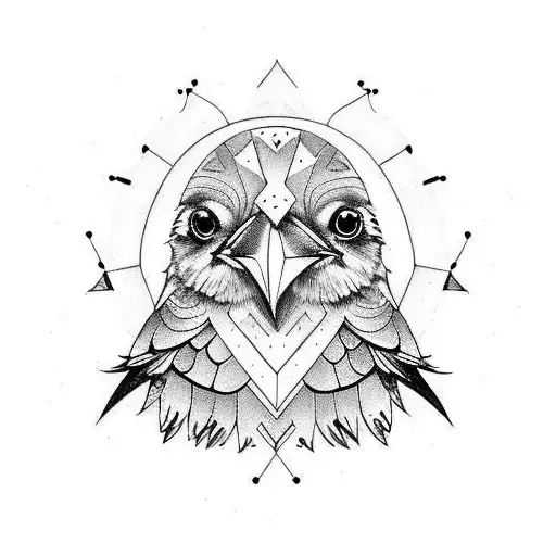 Cute Little Raven Fullbody