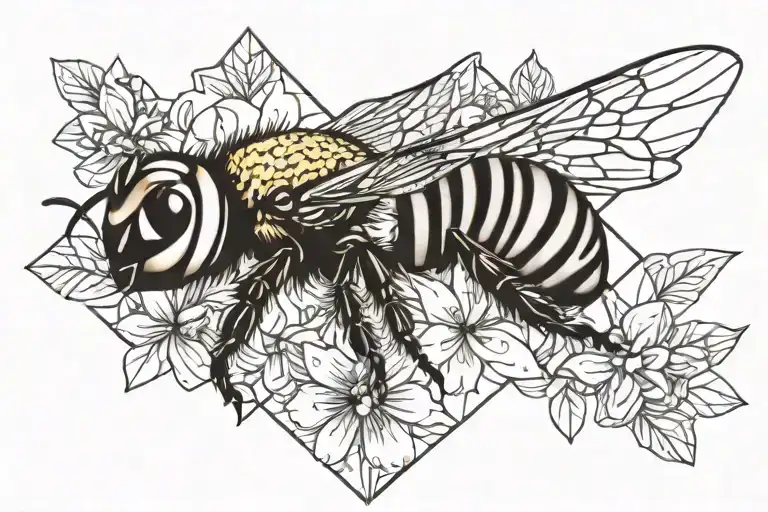 Bee And Flower