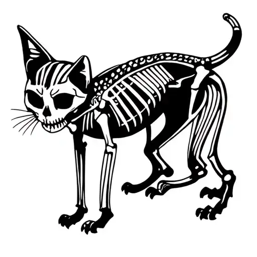 Skeleton Cat