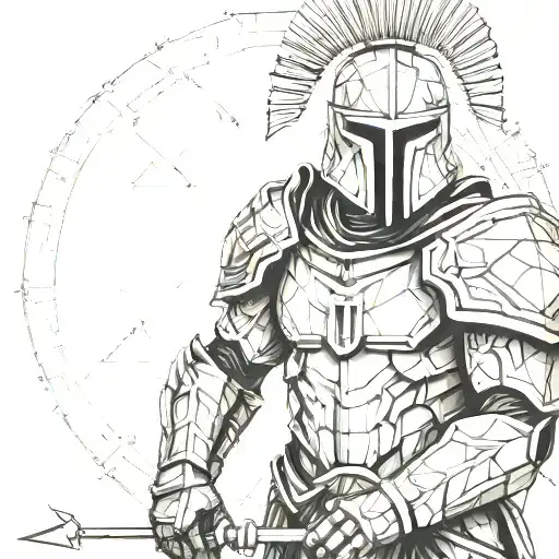 Spartan In Full Armor