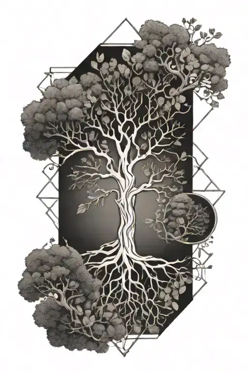 Kronhjort Med The Life Of Tree Fra Ringens Herre