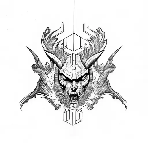 Dum Spire Spiro Ares Fine Line Geometrics